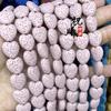 Contas de pedra vulcânica em forma de coração coloridas atacado rocha vulcânica preta forma de amor acessórios para joias DIY contas