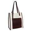 Bolsa de Ombro de Lona Feminina Feita Sob Medida para Deslocamento Transfronteiriço, Bolsa Tote, Bolsa de Braço, Bolsa de Mão Grande com Patchwork de PU Vintage