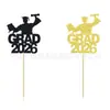 2026 Título Certificado Birrete de Graduación Decoración para Pastel de Papel Graduado Decoración para Pastel de Fiesta de Graduación 2026
