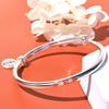 Pulsera Sólida de Empuje y Tirón Bendición de Seguridad Chapada en Cobre y Plata Suministro en Vivo Moda Versátil Regalo para el Cumpleaños de la Novia o la Mejor Amiga