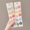 Pinzas para el Cabello de Estrella Lindos Clips Pequeños de Colores Accesorios para el Cabello Pinzas Laterales para Mujer Estilo Coreano Pasadores de Estrella de Cinco Puntas Pinzas para el Flequillo Venta al por Mayor