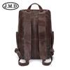 Mochila de Cuero Genuino Estilo Retro Jiameda Bolsa de Equipaje para Hombre Mochila de Cuero Genuino Bolsa para Hombre Mochila de una Pieza Dropshipping