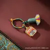 Nuevo Colgante Tejido a Mano Estilo Tíbet, Llavero Tejido, Colgante con Borla, Xizang, Señor Shiva, Dios Amarillo de la Riqueza, Tara