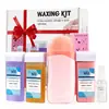 Productos de Belleza al por Mayor Transfronterizos Cera para Velas Individual de 100g Máquina de Cera para Depilar Cera Corporal Portátil Depilador Dispositivo Portátil para Derretir Cera