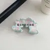 Série Menina de Creme ~ Presilha de Laço Xadrez Floral Presilha de Tubarão Acrílica Disco de Fundo Grampo de Cabelo Acessórios de Cabelo