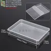 Caja Rectangular Transparente de Plástico PS, Caja de Empaque Rectangular Transparente, Caja Cristalina Moldeada por Inyección de Base y Tapa, Caja Universal para Almacenamiento de Regalos