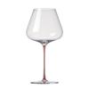 Copa Grande Borgoña, Copa de Vino Alta con Raya Roja, Copa de Vino de Gama Alta, Elegante Copa de Vino Tinto, Jarra Grande