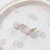 Oferta Especial Aguja de Plata Esterlina 925 Chapado en Oro Real Borla Geométrica Nuevo Diseño Pendientes de Moda Simples de Alta Calidad para Mujer