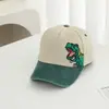 2026 Gorra Infantil Primavera Nueva Dinosaurio Niños de Moda Fresca Gorra de Béisbol Elegante Visera Protector Solar Sombrero Protector