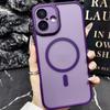 Adecuado para Funda Magnética para Teléfono Iphone17Promax 15 Semitransparente 14Pro Esmerilada 13 de Alta Gama 12P Agujero Fino 11