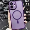 Adequado para Capa de Celular Magnética Iphone17Promax 16 Semitransparente 14Pro Fosca 13 High-End 12P Furo Fino 11
