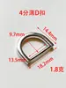 Venta al por mayor de fábrica Tornillos, Hebillas D, Accesorios de Hardware Ajustables Hechos a Mano para Bolsos, Hebillas Metálicas Semicirculares, Hebillas de Herradura, Hebillas en Forma de D