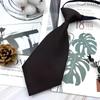 Corbata Pequeña Ultracorta para Mujer, Color Sólido, Floja, Linda, Estilo Preppy, Gratis, Rayas Estilo Japonés, Marrón Retro, Jardín de Niños Masculino