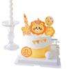 Decoración de Pastel de León Pegamento Suave Sombrero de Fiesta Muñeco León Pequeño Adornos Papel Mufen Vaso de Papel Vaso de Papel para Hornear Empaque