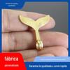 Pingente de cauda de sereia pingente de cobre guarda-chuva corda conectando fivela artesanal faça você mesmo pulseira pingente EDC pingente jóias