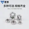 Tuerca Hexagonal de Acero Inoxidable 304 Tapa de Tornillo de Bloqueo Tuerca M2M3M4M5M6M8M10M12M16M20
