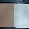Caderno Kraft A5 para Lição de Casa de Estudante Capa Kraft Idioma Chinês Página Única Diário Semanal em Inglês Caderno Unificado de Matéria Escolar