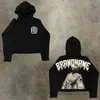 Sudadera con capucha para hombre Y2K Harajuku Hip Hop Estampado Gráfico de Dibujos Animados Pullover Moda Casual Holgada Sudaderas Hombre