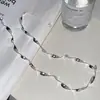 Moda Europeia e Americana Estilo Frio Colar Mobius Feminino Doce Cool Versátil Corrente para Clavícula de Alta Qualidade Corrente de Pescoço de Luxo Leve Nicho