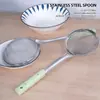 Cuchara Coladora de Cocina Modelo Nuevo de 26 Años para Fideos y Dumplings, con Mango Engrosado Resistente al Calor, Cuchara Coladora de Acero Inoxidable
