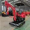 Suministros de Fábrica Excavadoras Pequeñas de 2 Toneladas con Cabina Cerrada para Fines de Ingeniería y Agrícolas, Excavadoras Hidráulicas para Exportación a Corea para Uso Doméstico