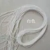 Cuerda de Plástico Hueca Trenzada de Color Sólido Nueva, Tubo Suave de 1.8 mm, Material para Manualidades, Manguera de PVC para Entrenamiento de Paciencia
