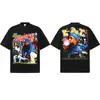 Camiseta Masculina 2026 Primavera/Verão Kendrick Estilo Retro Americano Novo Estilo Estampa Digital Direta Peso Pesado Gola Redonda Ombros Caídos Manga Curta