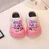 Pantuflas de Exterior para Niñas 2025 Verano Nuevas Sandalias Kuromi Dos Usos para Niños Zuecos de Playa de Exterior con Punta Cerrada