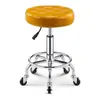 Silla giratoria elevable con ruedas silla de peluquería oficina estudio arte de uñas silla dental duradera cómoda.