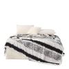 Manta Jacquard Colorida Catiônica Multifuncional, Manta Decorativa com Pompons para Sofá de Quarto, Manta para Soneca no Escritório