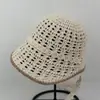 Nuevo Estilo Sombrero de Pescador con Lazo y Adorno de Encaje Fresco para Mujer, Estilo Coreano y Japonés, Parte Delantera Ancha y Parte Trasera Estrecha, Hace que la Cara Parezca Más Pequeña, Protección Solar