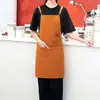 Delantales de Lona Impermeables Personalizados para Comercio Exterior, Uso Comercial, Promoción de Hoteles, Cocina, Uso Doméstico, Delantales Duraderos, Venta al por Mayor de Fábrica