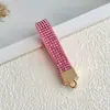 Accesorios de Llavero con Pedrería Transfronterizos, Colgantes de Moda, Llaveros para Teléfono Móvil de Mujer, Lanyards Incrustados con Pedrería, Accesorios de Correa Corta al por Mayor
