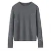 Suave y amigable con la piel, nueva camisa base de punto 100% cachemira pura para mujer, suéter pullover con patrón de ganchillo calado para usar en capas