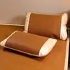 Funda de almohada de verano para la cabeza funda de almohada de verano alfombrilla de ratán funda de almohada individual funda de almohada fresca funda de almohada cubierta de núcleo de almohada fabricantes venta al por mayor