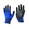 Guantes de Poliéster y Nitrilo Azules, Engrosados, Antideslizantes, Resistentes al Aceite, Guantes Protectores para el Hogar, Guantes Resistentes al Desgaste para Jardinería, Venta al por Mayor