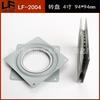 [Ling Fan] Fábrica de Foshan Produz Suporte de Exibição Giratório Quadrado de 4 polegadas Acessórios de Ferragens para Móveis Giratórios Pequenos