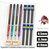Portaminas automático de pulsación lateral con funda 0.5/0.7mm herramientas de escritura para estudiantes lápiz papelería regalos al por mayor