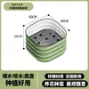 Caixa de plantio de metal, caixa de flores de aço inoxidável e ferro para jardim externo móvel, cerca de plantas verdes para varanda, vaso de flores de liga de alumínio