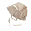 Sombrero de Pescador de Estilo Francés con Lunares para Mujer, Estilo Nuevo, Ala Ancha, Ala Plegable, Estilo Pastoral, Circunferencia de Cabeza Grande, Sombrero de Cubo con Cierre