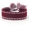 Pulsera nueva tejida a mano Correa de muñeca simple europea y americana Estilo bohemio Cinta de pareja en blanco Cuerda de mano DIY