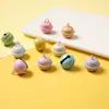 Colgante pequeño de 22 mm color macarrón, accesorio colorido para llavero DIY, decoración para bolso y mascota, material hecho a mano