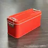 Caja de Lata de Pastel de Piña Lista para Usar Empaque para Snacks Lata de Hojalata Vacía Doble Cierre con Tapa Caja de Almacenamiento a Prueba de Polvo