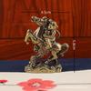 Adornos Retro de Latón Caballo de Guerra que Genera Dinero Nuevo 2026 Caballo del Zodiaco Hogar Sala de Estar Oficina Año del Caballo Adornos de Escritorio