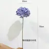 Flor de hortensia artificial de simulación 3D de rama única avanzada decoración arreglo floral al por mayor hortensia de diamante decoración floral de boda sala de estar