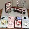 El Soporte de Espejo para Gato se vuelve compatible con el Estuche Cielo Estrellado Dopamina para iPhone 17promax 16 de Apple