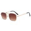 Nuevas gafas de sol cuadradas transfronterizas 2024 para hombre con metal tallado, gafas versátiles a prueba de UV para mujer EC3B02