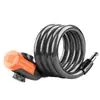 Candado para Bicicleta de Montaña, Candado Antirrobo, Candado de Cable para Batería de Motocicleta Vehículo Eléctrico, Candado de Cadena Fija para Bicicleta con Candado