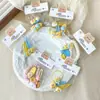 Traje de Accesorios para el Cabello de Oso Amarillo Leche para Niños Anillo para el Cabello de Oso Lindo Alto Valor de Color Dibujos Animados Pinza Lateral para Flequillo Traje