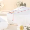Colar Original Borboleta Amor Galáxia para Mulheres, Prata Pura Fashionable Luxo Leve Estrela Borboleta Franja Corrente para Clavícula, Pingente Simples de Verão
